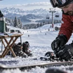 Piste de ski Annecy : sortie locale en station proche, skis et forfaits sur table enneigée