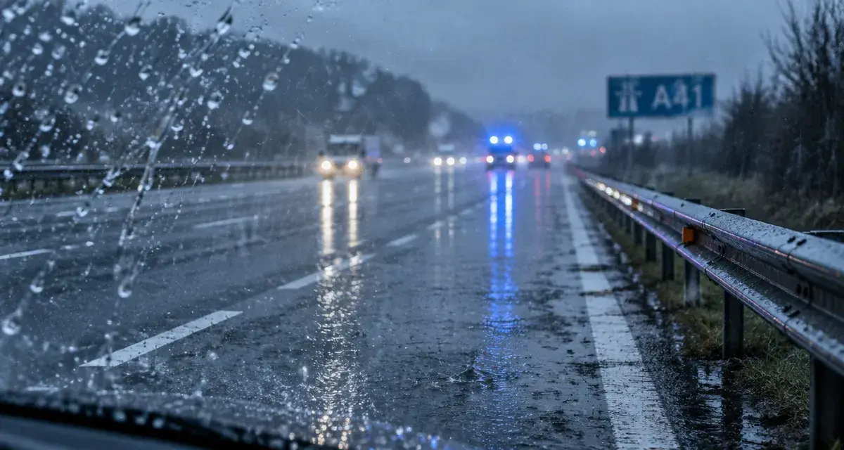A41 : une conductrice blessée après une perte de contrôle près de Rumilly
