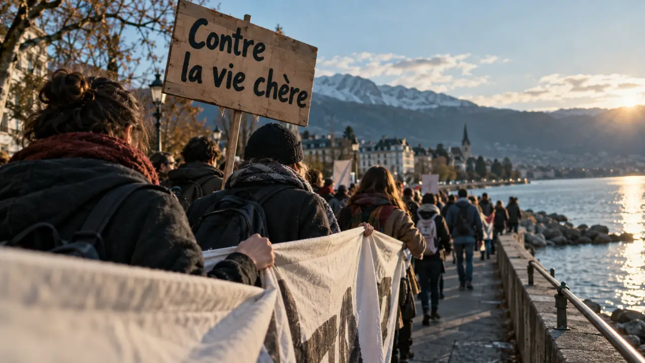 À Annecy, près de 1 000 manifestants malgré l’interdiction ce samedi