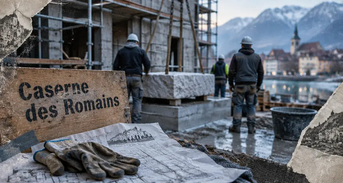 Annecy : la reconstruction de la caserne des Romains est lancée