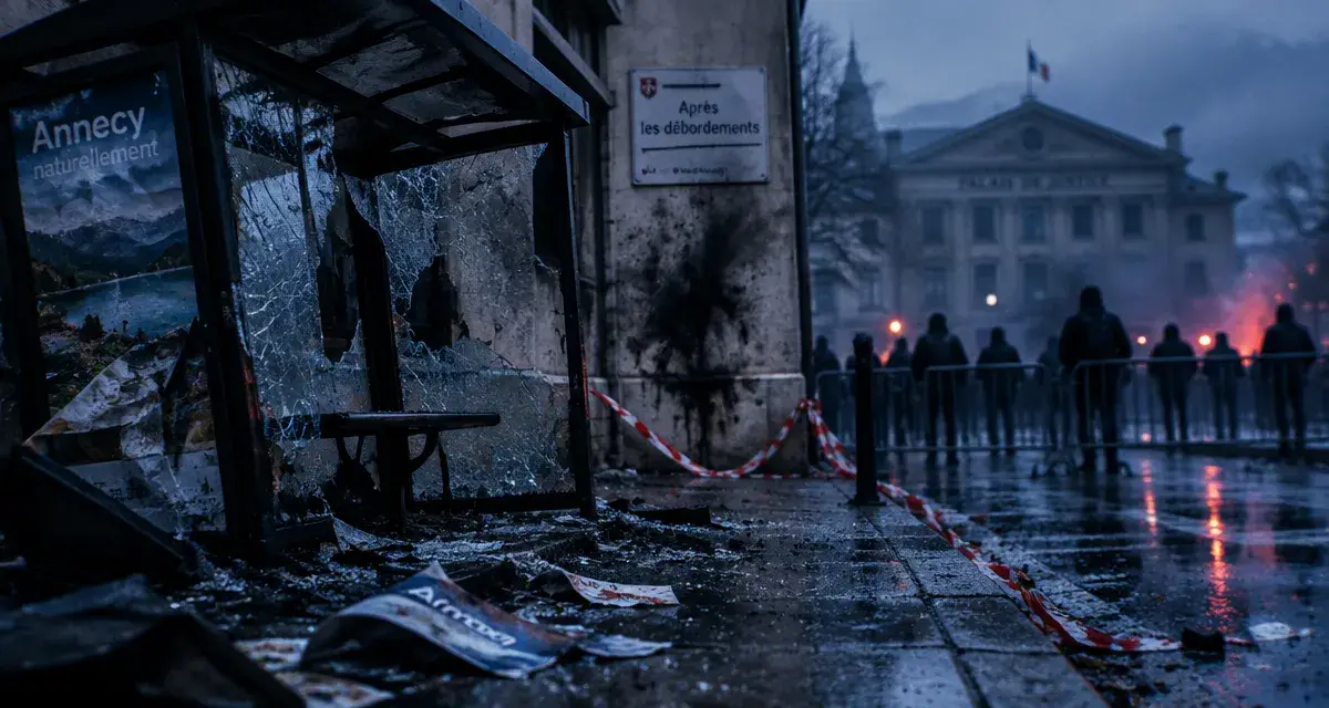 Annecy : stupeur après les débordements lors de la manifestation