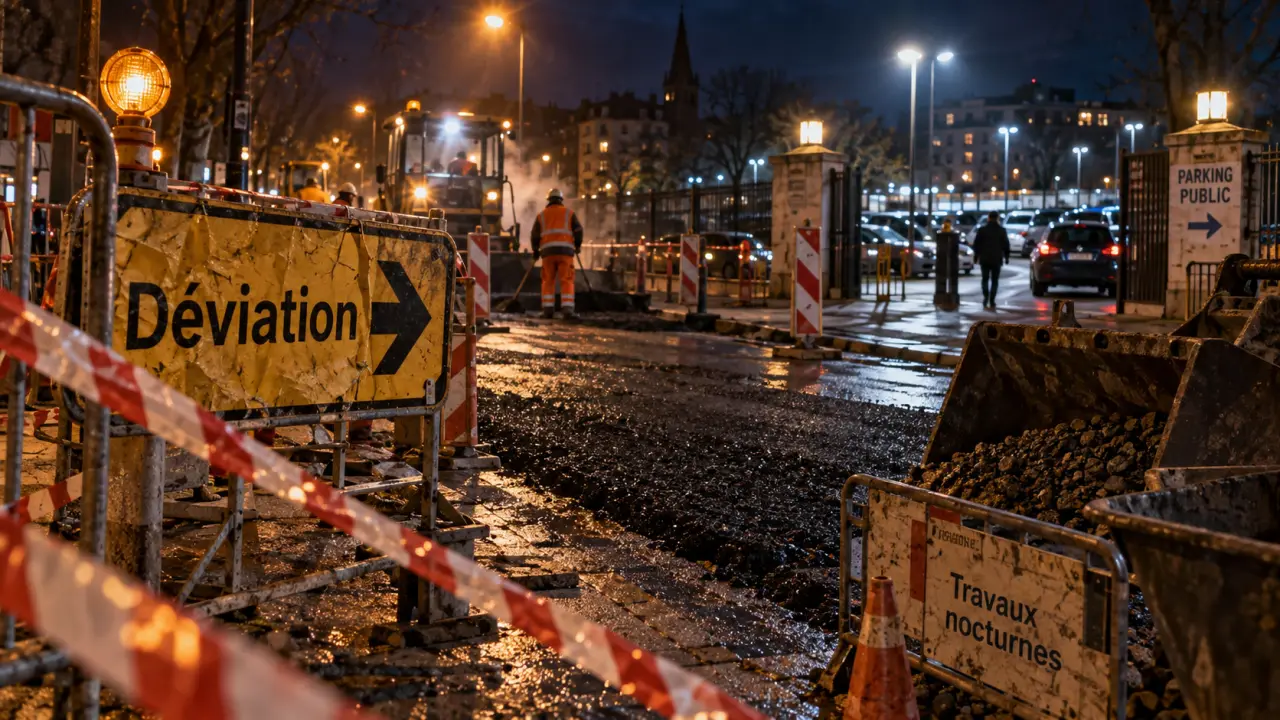 Annecy : trois nuits de travaux sur les avenues d’Albigny et du Petit Port
