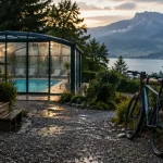 Camping Yelloh village La Ravoire Doussard : mobil-home près du lac d’Annecy