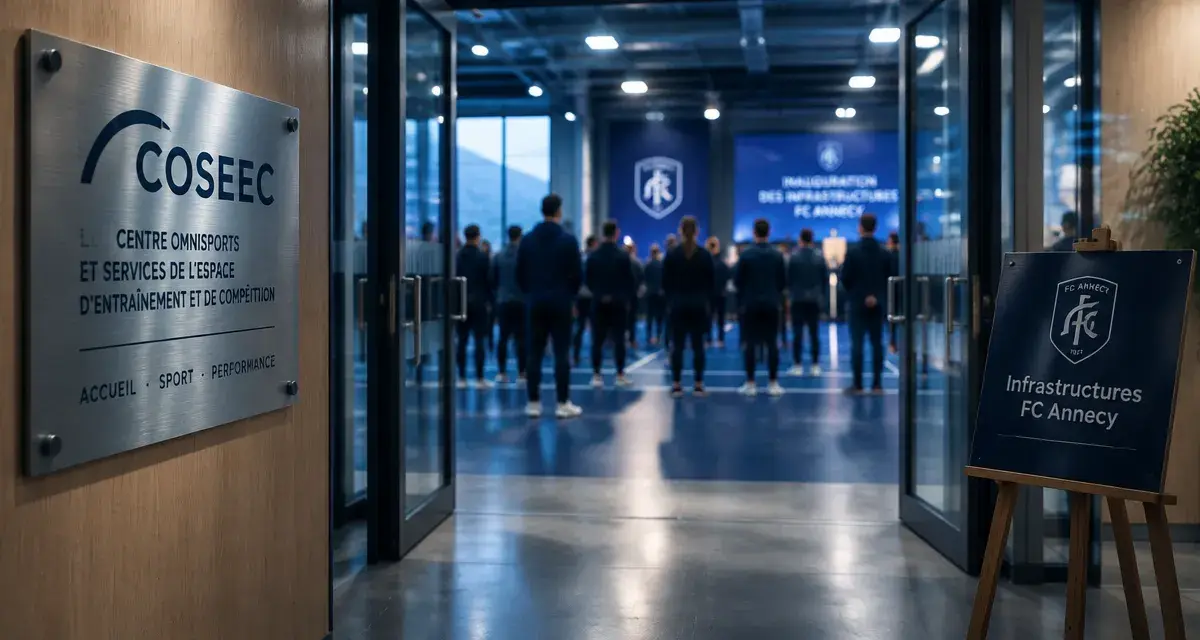 Le FC Annecy inaugure ses nouvelles infrastructures d'entraînement au COSEEC