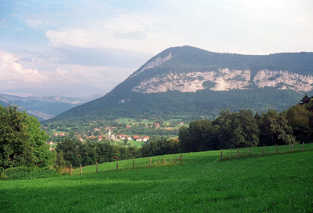 Paysage autour de Cusy.