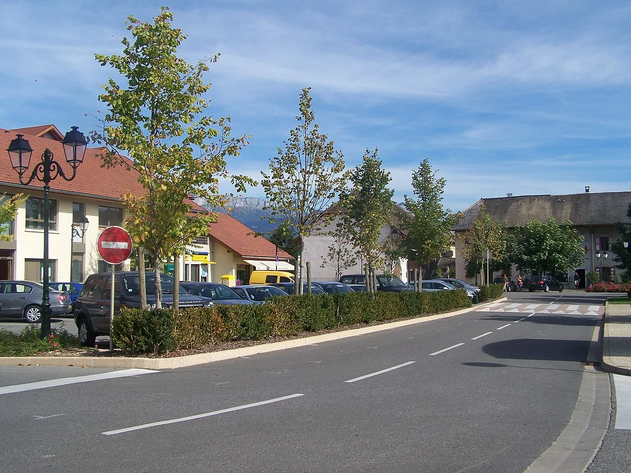 Une rue du secteur d’Epagny.
