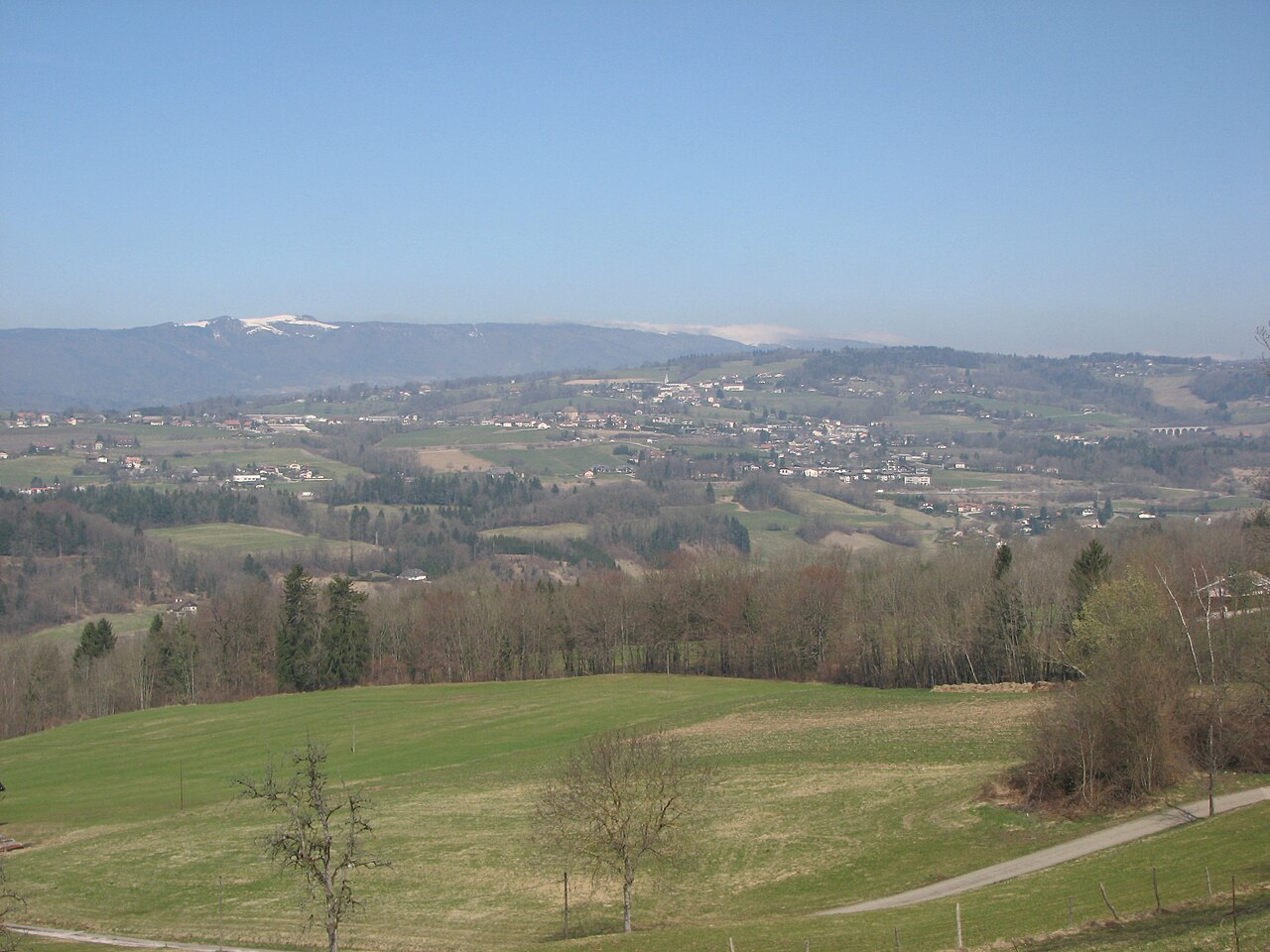 Vue d’ensemble de Groisy.